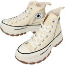 コンバース CONVERSE スニーカー オールスター アール トレックウェーブ ジップ ハイ ALL STAR TREKWAVE Z HI バターホワイト 1SD838