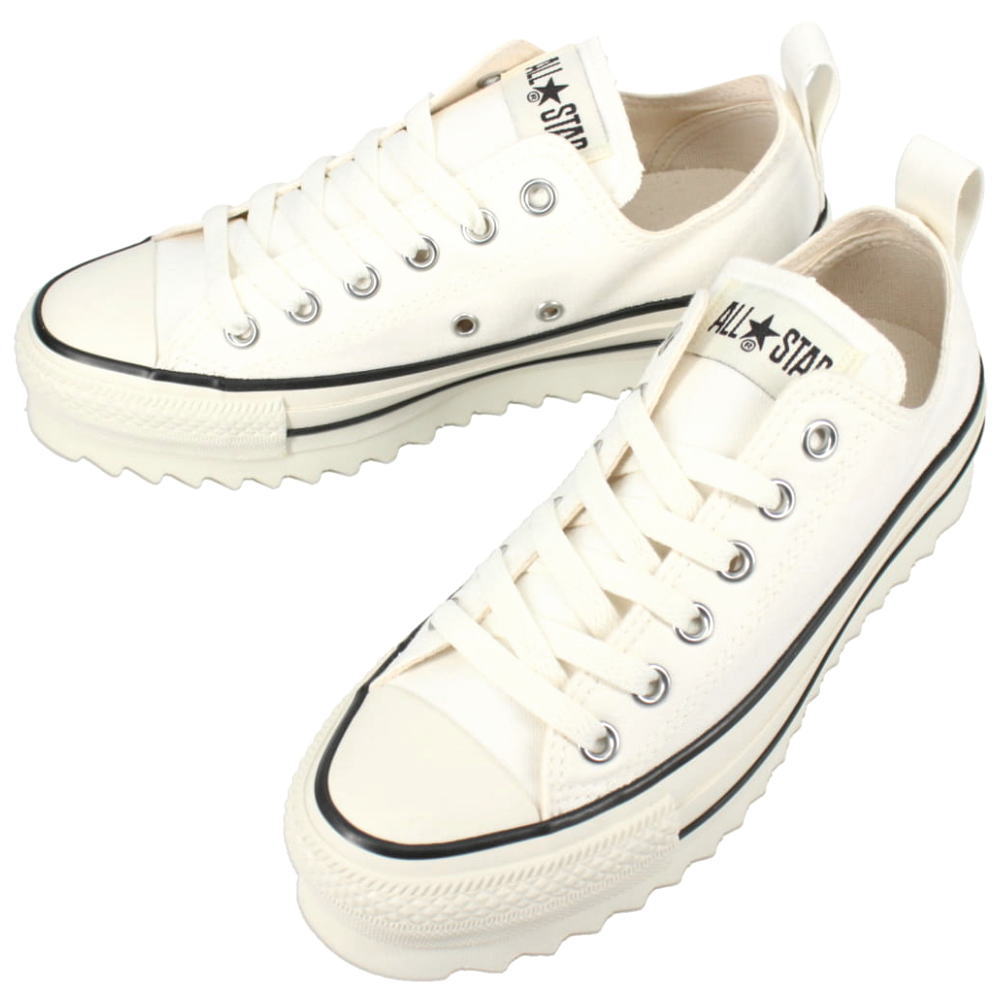 コンバース CONVERSE スニーカー オールスター シャークソール オックス ALL STAR SHARKSOLE OX ホワイト 1SD880【GIOG】