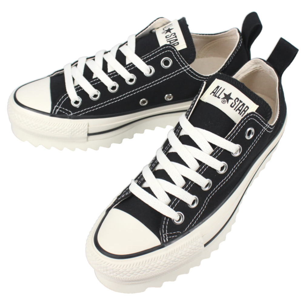 コンバース CONVERSE スニーカー オールスター シャークソール オックス ALL STAR SHARKSOLE OX ブラック 1SD879【GIOG】