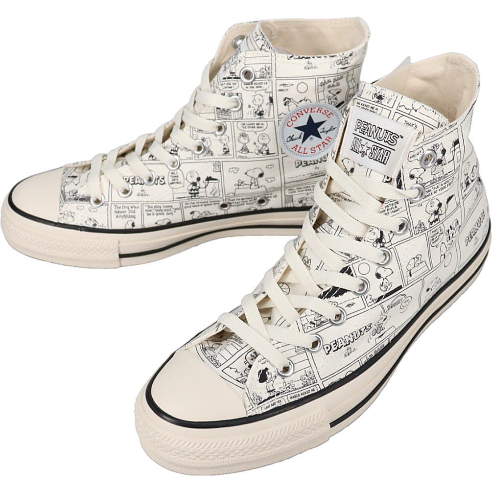 コンバース CONVERSE スニーカー オールスター R ピーナッツ CP HI ALL STAR R PEANUTS CP HI オフホワイト OFF.WHT 1SD795【GIOG】