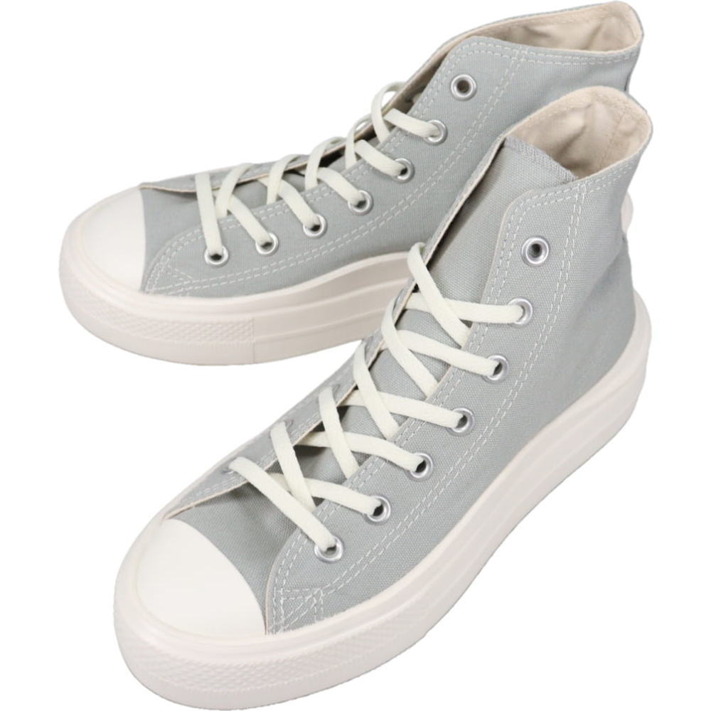 コンバース CONVERSE スニーカー オールスター ライト PLTS 2 HI ALL STAR LIGHT PLTS 2 HI ライトグレー LIGHT GREY 1SE138【GIFO】