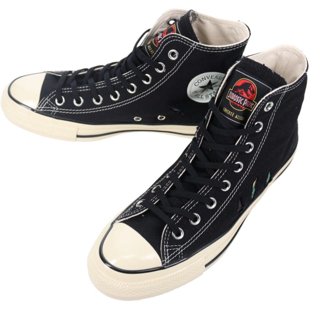 コンバース CONVERSE スニーカー オールスター エイジド RL HI ジュラシックパーク ALL STAR AGED RL HI JURASSIC PARK ブラック/カモ 1SE697【GJOM】