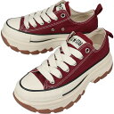 コンバース CONVERSE スニーカー オールスター トレックウエーブ FS OX ALL STAR TREKWAVE FS OX バーガンディー BURGUND 1SE817【GJON】