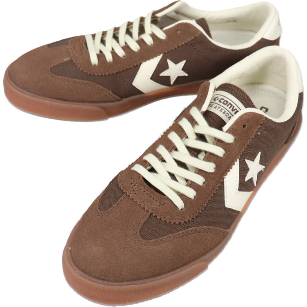 コンバース CONVERSE スニーカー ロードクラシック スケート オックス ROADCLASSIC SK OX ブラウン/ベージュ 1SE772【GJFO】