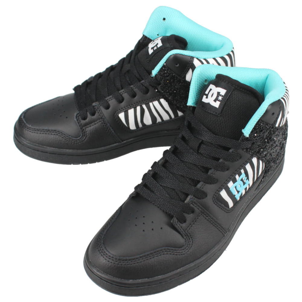 ディーシーシューズ DC SHOES スニーカー ウィメンズ マンテカ 4 ハイ MANTECA 4 HI ホワイト/ブラックゼブラ DW236002 WB5【GHFF】