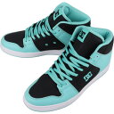 ディーシーシューズ DC SHOES スニーカー マンテカ フォー ハイ MANTECA 4 HI ブラック/ターコイズ DM251003 062【GJOG】