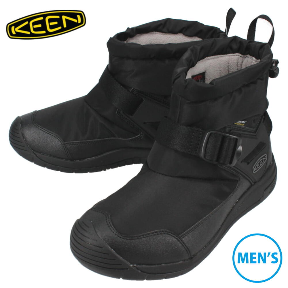 定番 キーン KEEN メンズ ウインターブーツ フッドロメオ ウォータープルーフ HOODROMEO WP ブラック/ブラック 1025473【GFFG】