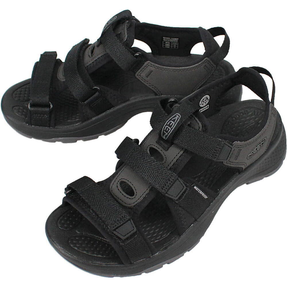  KEEN   ȥꥢ  ץ ȥ ASTORIA WEST OPEN TOE ֥å/֥å 1024868GHOL