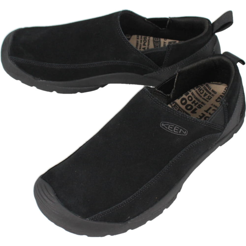 キーン KEEN メンズ スニーカー ジャスパー スリップ オン JASPER SLIP-ON ブラック/ブラック 1027881【GHON】