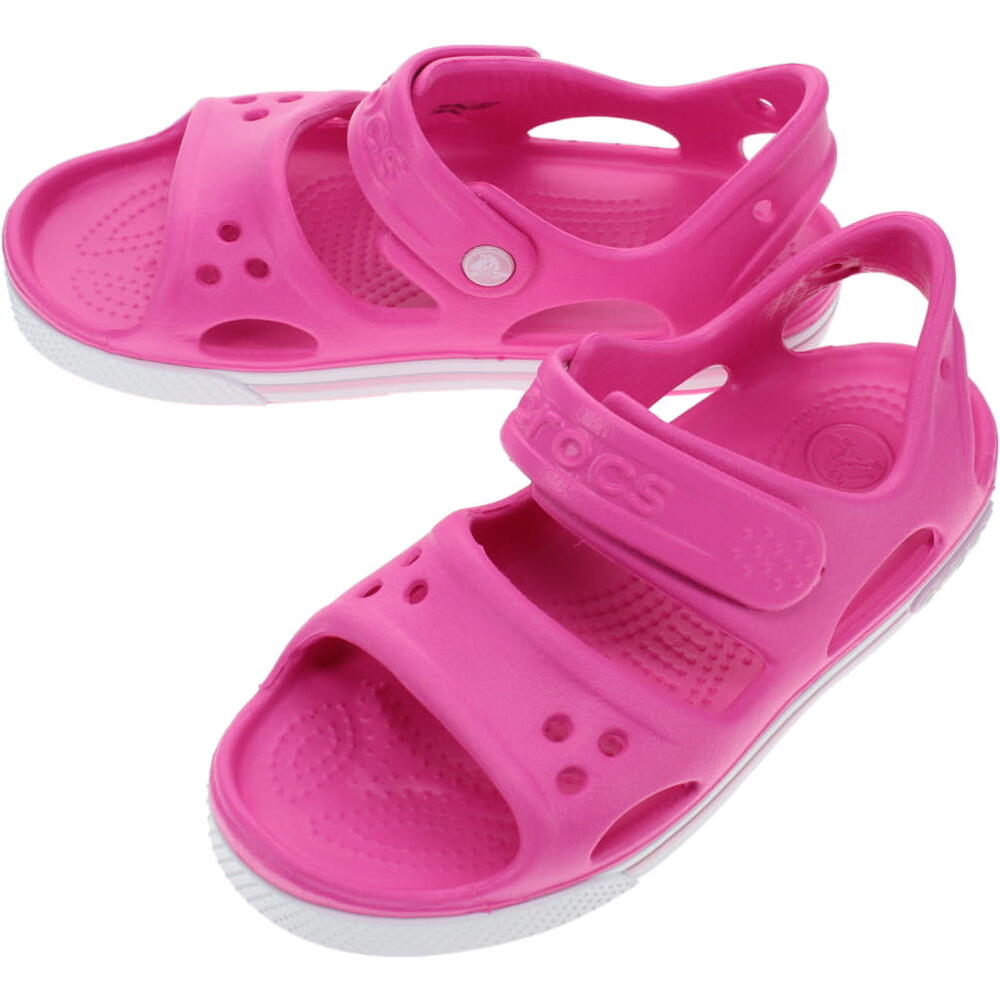 定番 子供 クロックス crocs サンダル クロックバンド 2.0 サンダル PS crocband 2 sandal ps 14854 エレクトリックピンク 6QQ 【GFOG】