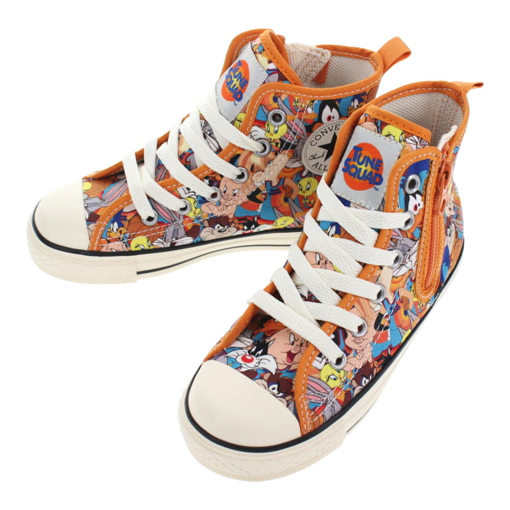 楽天EBiSUYA パトリック （PATRICK）店子供 コンバース CONVERSE スニーカー チャイルド オールスター N スペース ジャム PT Z ハイ CHILD ALL STAR N SPACE JAM PT Z HI オレンジ 3SC675【GFOL】