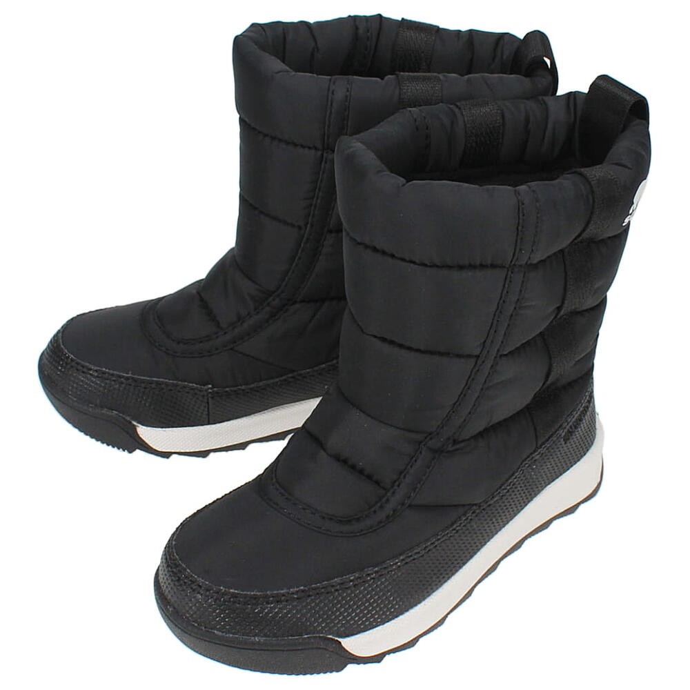 子供 ソレル SOREL ブーツ チルドレン ウィットニー 2 パフィー ミッド ウォータープルーフ CHILDRENS WHITNEY 2 PUFFY MID WP NC3873 ブラック(010) 【GFON】