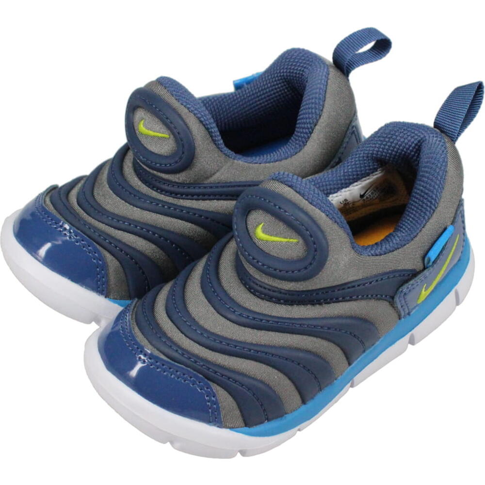 子供 ナイキ NIKE スニーカー ダイナモ フリー TD DYNAMO FREE TD フラットピューター/アトミックグリーン 343938 030