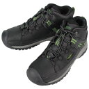 子供 キーン KEEN ハイキングシューズ ターギー ミッド ウォータープルーフ TARGHEE MID WP YOUTH ブラック/キャンプサイト 1027403 20～23.5cm【GHOH】