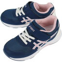 子供 アシックス asics スニーカー レーザービーム KD-MG LAZERBEAM KD-MG ネイビーブルー/ソフトピンク 1154A174-403 17cm～22cm【GIOF】