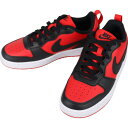 子供 ナイキ NIKE スニーカー ナイキ コート ボロー LOW リクラフト ユニバーシティレッド/ホワイト/ブラック DV5456 600【GIOM】(4)