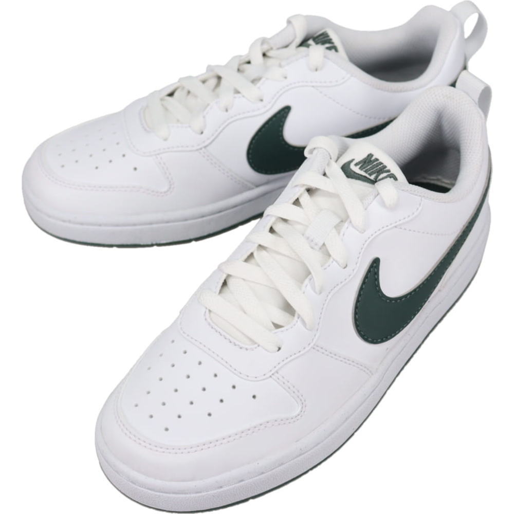 子供 ナイキ NIKE スニーカー ナイキ コート ボロー LOW リクラフト ホワイト/ヴィンテージグリーン/ブラン/ヴェール DV5456 122【GIFO...