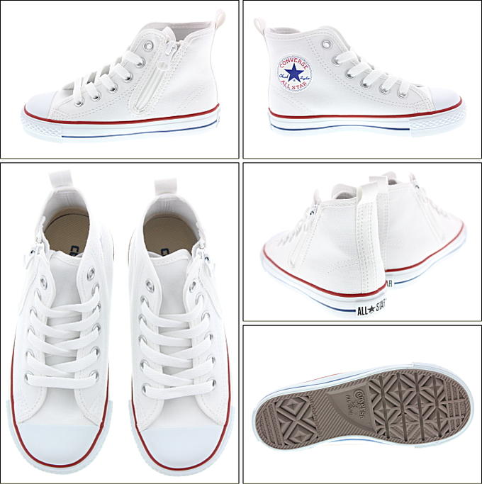 定番 子供 コンバース CONVERSE チャイルド オールスター N Z ハイ CHILD ALL STAR N Z HI オプティカルホワイト 3CK545