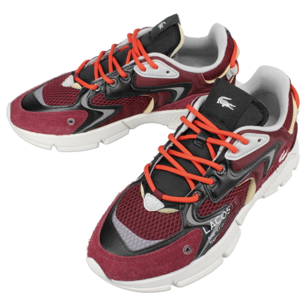 樂天商城 - 5月限定！最大全額ポイント還元※要エントリー ラコステ LACOSTE スニーカー L003 NEO 223 1 SMA バーガンディー/ブラック 46SMA0003 2G8【GHOM】