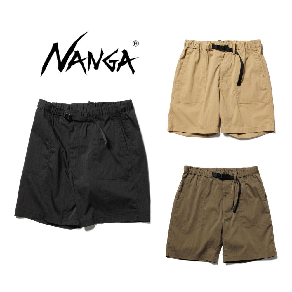 ナンガ NANGA タキビリップストップ フィールドショーツ TAKIBI RIPSTOP FIELD SHORTS N1T1 BLK(ブラック) BEG(ベージュ) AMG（アーミーグリーン） キャンプ アウトドア おしゃれ ［WA］【GGOL】