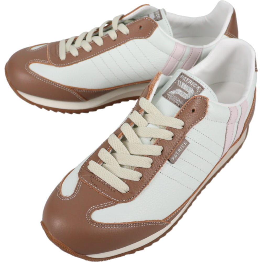 防水スプレー吹きかけサービス 交換返品送料無料 パトリック PATRICK スニーカー マラソン レザー MARATHON-L シュガー SUGAR 982503【GJOJ】