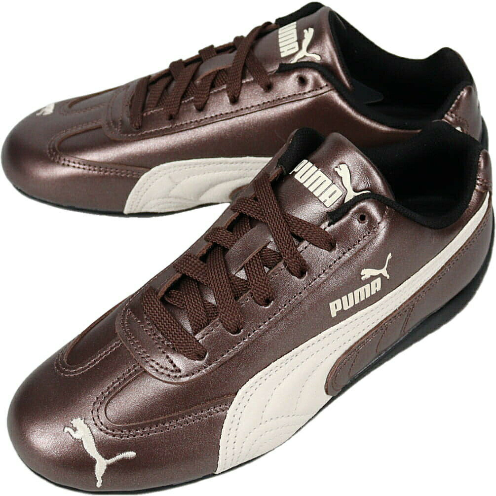 プーマ PUMA スニーカー スピードキャット メタリック Speedcat Metalic ウォームブラウン/ウォームホワイト 403689 04【GJFG】