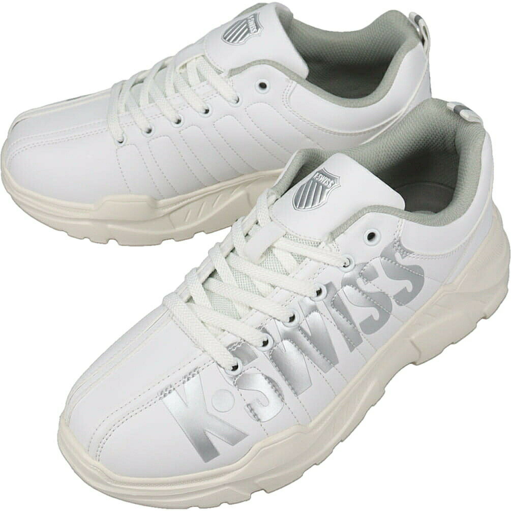 ケースイス K・SWISS スニーカー KSU0041 ホワイト/シルバー WH/SL 【GJON】