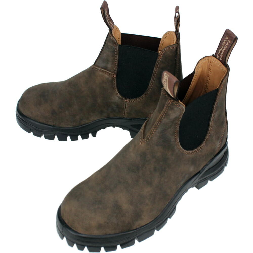 ブランドストーン Blundstone LUG BOOT BS2239 ラスティングブラウンヌバック BS2239 267 サイドゴアブーツ ハイカット ブーツ メンズ レディース 