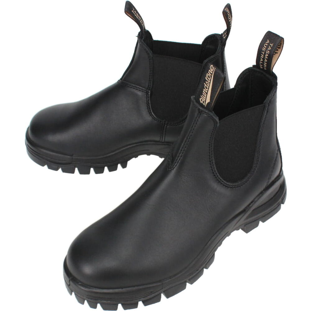 ブランドストーン Blundstone LUG BOOT BS2240 ブラックスムースレザー BS2240 009 サイドゴアブーツ ハイカット ブーツ メンズ レディース 