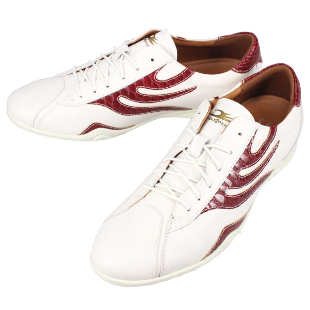 楽天EBiSUYA パトリック （PATRICK）店【最大全額ポイント還元※要エントリー】ドラゴンベアード DRAGON BEARD スニーカー DB クラシック 72sn DB-CLASSIC 72sn ホワイト/ワイン【GHFF】