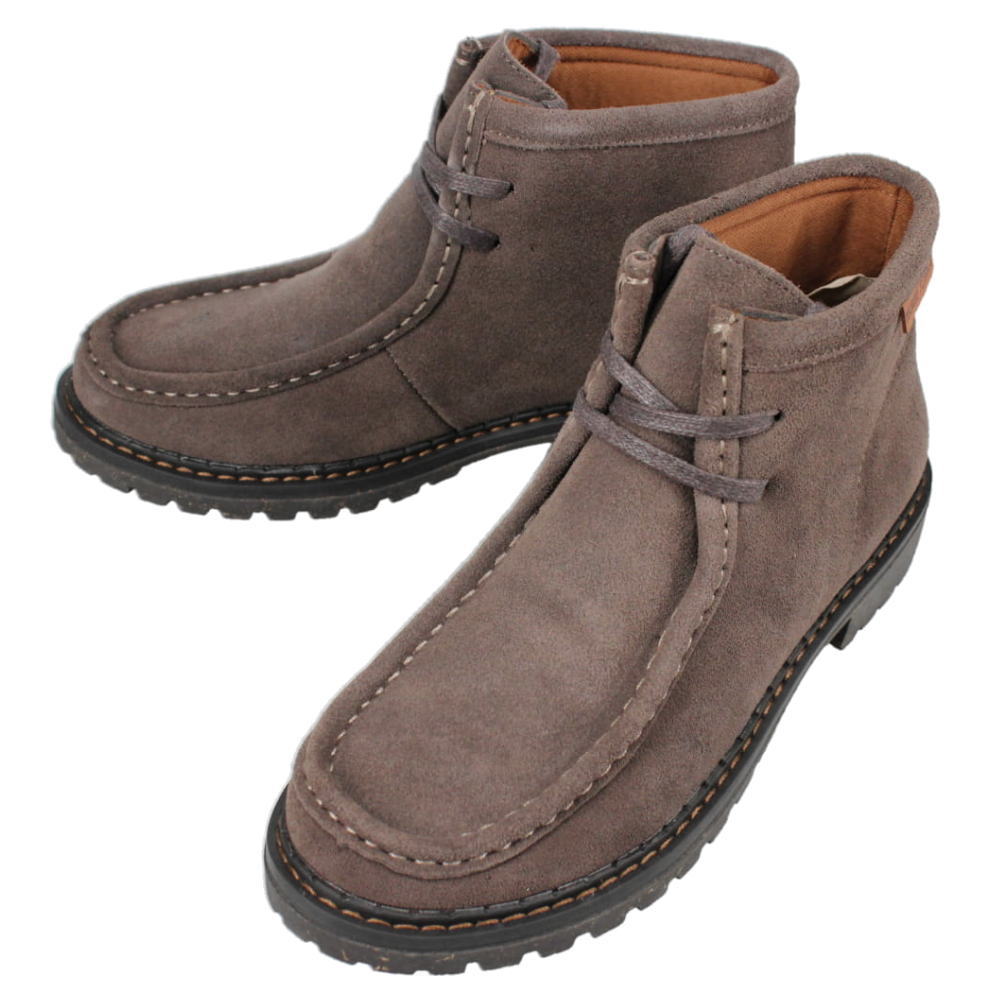 ミネトンカ MINNETONKA ウィメンズ ワラビー ショート ブーツ WALLABEE SHORT BOOT グレージュ 18M18【GHFO】