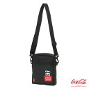 【エントリーでポイント4倍】マンハッタンポーテージ Manhattan Portage シティ ライツ (SM) プラスティックパーツ VER2 バックポケット コカコーラ CITY LIGHTS (SM) WITH PLASTICPARTS VER2 BACK POKET COCA-COLA ブラック 1403-PL-2-BP-COKE BLK【GIOM】