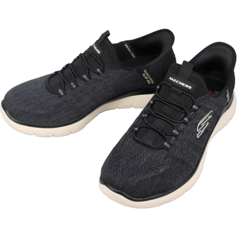 乐天商城 - 5月限定！最大全額ポイント還元※要エントリー スケッチャーズ SKECHERS スニーカー スリップインズ サミッツ キー ペース SUMMITS KEY PACE ブラック 232469W BLK【GION】
