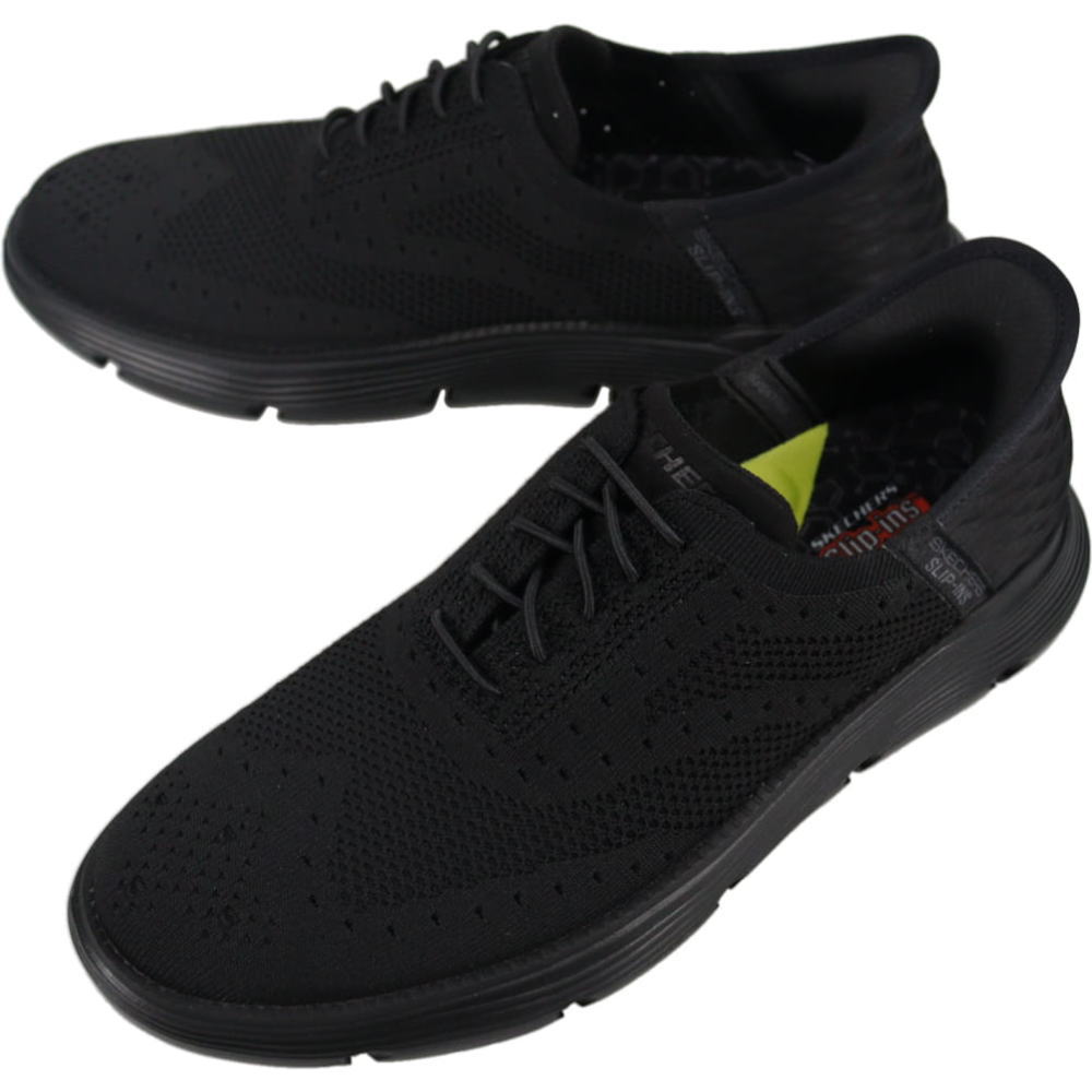 スケッチャーズ SKECHERS スニーカー メンズ スリップインズ ガルザ パルマ GARZA PALMA ブラック 205303 BBK【GJOI】