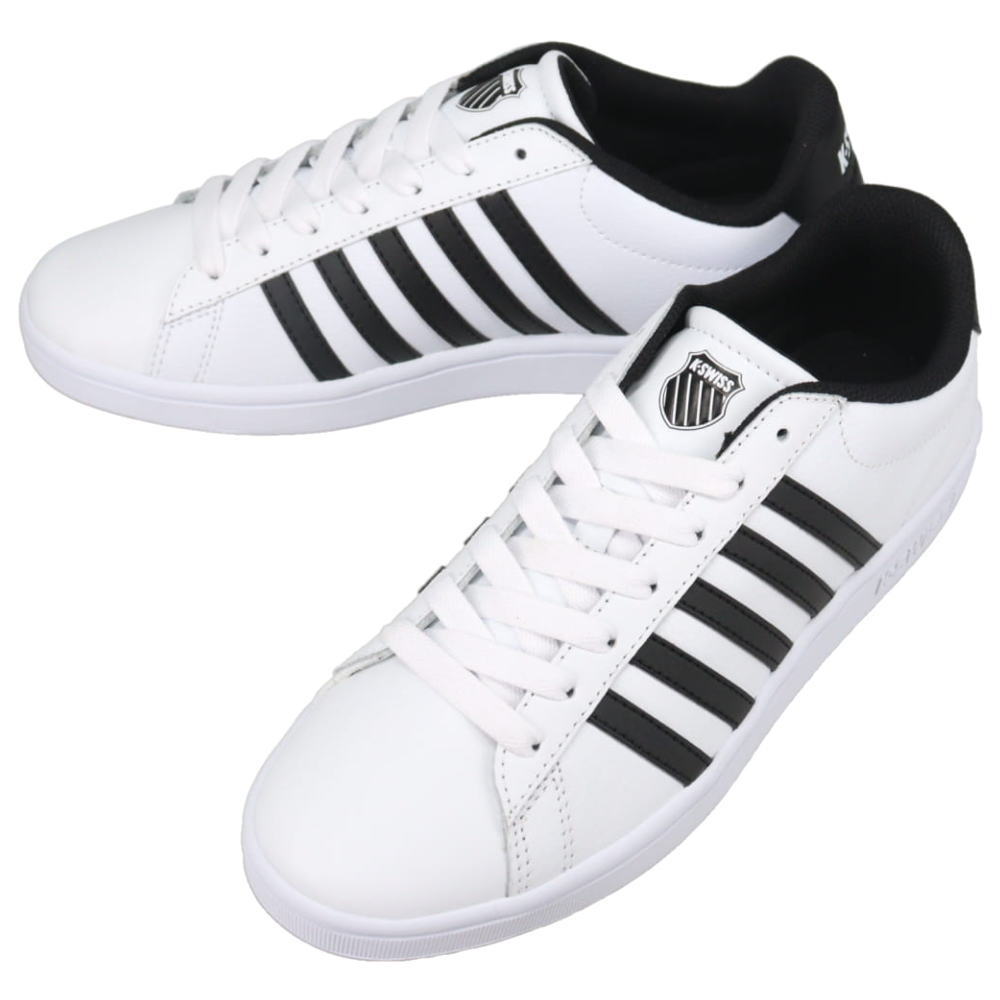 ケースイス K・SWISS スニーカー コート タイブレーク 2 COURT TIEBREAK II ホワイト/ブラック/ホワイト 04413-191-M【GJON】