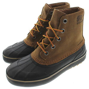 ソレル SOREL ブーツ シャイアン メトロ レース ウォータープルーフ CHEYANNE METRO LACE WP エルク/ブラック ELK/BLACK NM3457 286【FNON】