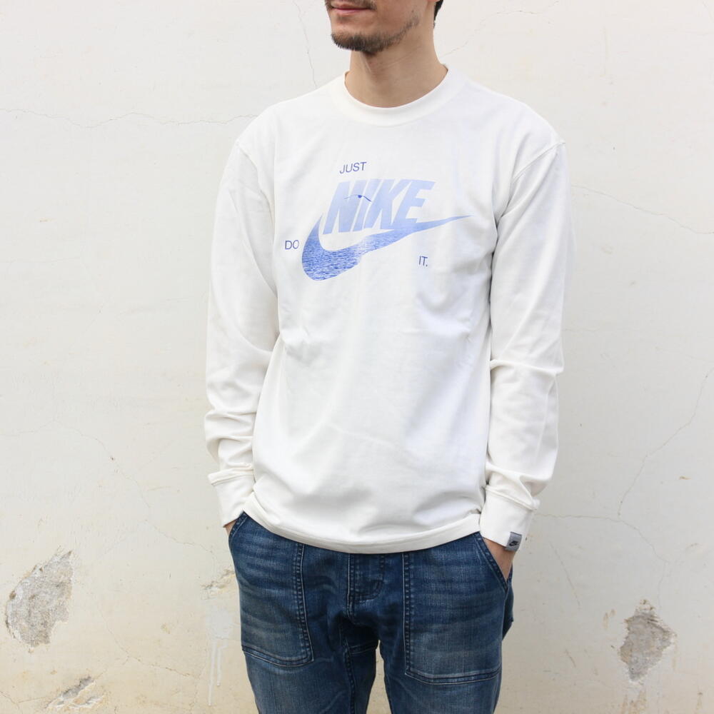 ［ネコポス配送可］ナイキ NIKE ウェア NSW MOVE TO ZERO L/S Tシャツ ピュア DB6132 901［WA］【GFOG】