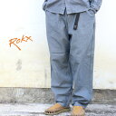 ロックス ROKX メンズ ウェア インディゴ ヘンプ パンツ バイ ロックス INDIGO HEMP PANT by ROKX RXCF221015 INDIGO(インディゴ) RPS コラボ ［WA］【GGON】