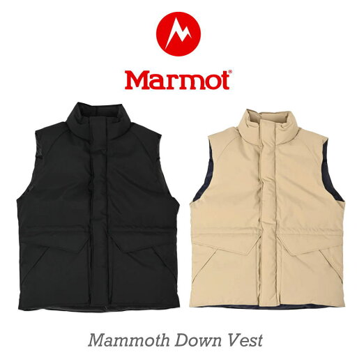 マーモット Marmot マンモスダウンベスト Mammoth Down Vest TSAUD020 ブラック BLK ベージュ BEG 【GIFF】 マーモット Marmot マンモスダウンベスト Mammoth Down Vest TSAUD020 ブラック BLK ベージュ BEG 【GIFF】