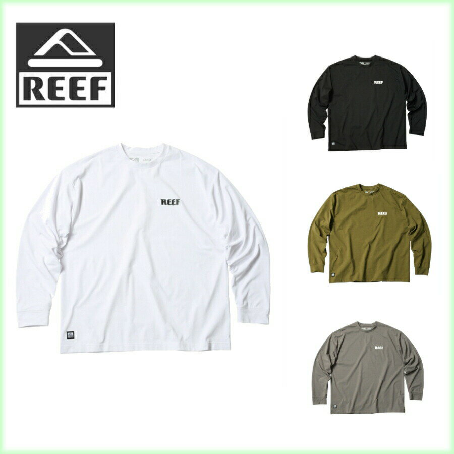 【最大全額ポイント還元※要エントリー】リーフ REEF ヘリテイジ ロゴ ラッシュ ロングスリーブ ティー HERITAGE LOGO RASH L/S TEE RFTEM2320 ホワイト ブラック チャコール オリーブ【GJOI】