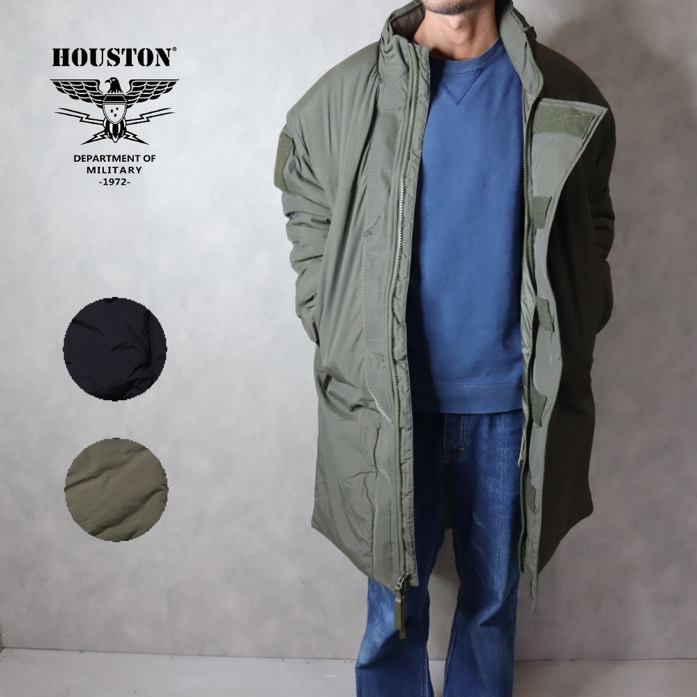 ں100%ݥȥХåץȥ꡼ۥҥ塼ȥ HOUSTON 󥹥 ѡ MONSTER PARKA 50607 BK(֥å) OD(꡼֥ɥ) GJFO