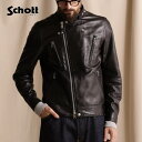 ショット Schott メンズ ダブル ブレスト ライダース NEW DOUBLE BREAST RIDERS ブラック 010 7823950077 【GHFO】