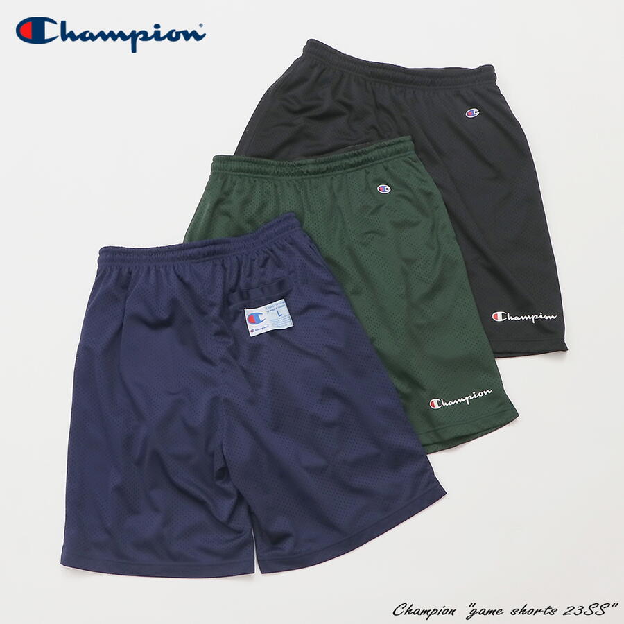 チャンピオン Champion ウェア フットボール ハーフパンツ 23SS C3-X507 ブラック(090) ネイビー(370) ..