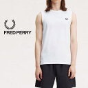 フレッドペリー FRED PERRY クルー ネック ベスト Crew Neck Vest ホワイト M7777 100［WA］【GIOH】