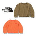 子供服 ノースフェイス THE NORTH FACE ロングスリーブクレイドルコットンクルー （ベビー） B L/S Cradle Cotton Crew NTB32351 ダスティコーラルオレンジ (DO) ウォルナット(WT)［WA］【GHOG】