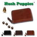 Hush Puppies 財布 メンズ 【送料無料】牛革 本革 オール革 レザー Hush Puppies HushPuppies ハッシュパピー 小銭入れ コインケース【財布・2つ折り財布】【二つ折り財布】【ウォレット】【メンズ】犬モチーフ バセットハウンド クリスマスギフト