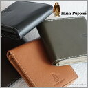 Hush Puppies 牛革 札入れ 折りたたみ財布 二つ...