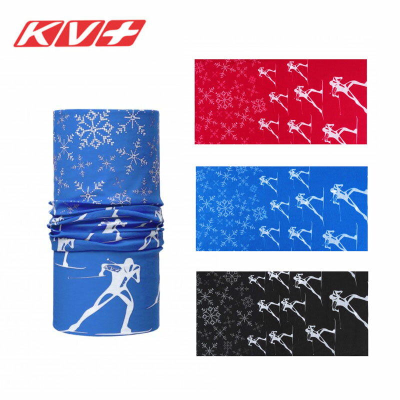 【メール便配送】ケーブイ バンダナ ネックウォーマー ヘッドバンドBANDANA SKIER マスク ウィルス対策 20A30 マルチバフクロカン クロスカントリー メンズ レディース