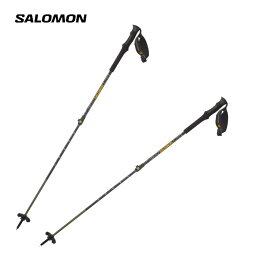 サロモン バックカントリー スキーポール MTN CARBON S3 LTD L47363300 伸縮式 105-135cm カーボンポール ストック 軽量 SALOMON 2023-24