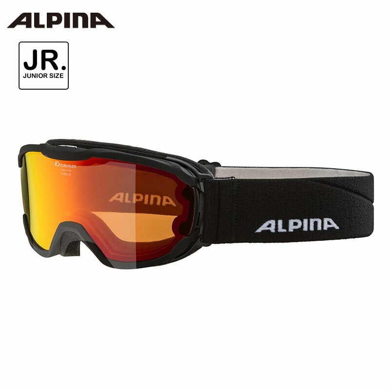 アルピナ スノーゴーグル PHEOS JR. Q-LITE ジュニア A7239 8 31 ブラック 2022-23 アルペン スキー スノーボード スノボ 子供 Alpina  スキーアクセサリ
